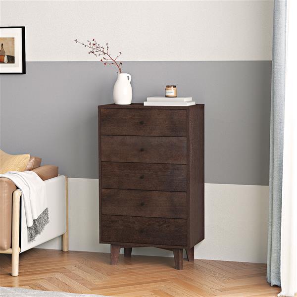 DRESSER CABINET BAR CABINET storge cabinet lockers Real Wood spray paint Retro round handle can be placed in the living room bedroom dining room color auburn