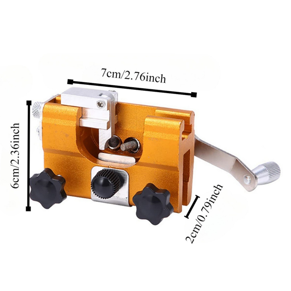 1pc Chain saw sharpener, chain saw sharpener, portable hand crank chain saw sharpener, suitable for all types of chain saws