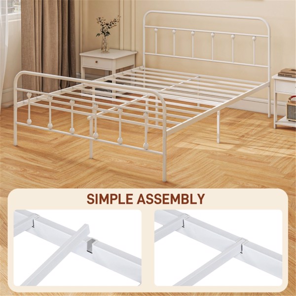 140cm Metal Bed Frame