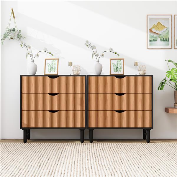 3 Drawer Cabinet, Suitable for Bedroom, Living Room, Study, Dining Room