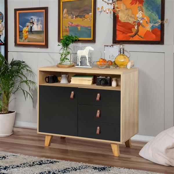 DRESSER CABINET BAR CABINET storge cabinet  lockers PUHold handsLockers  can be placed in the living room, bedroom, dining room, black+brown