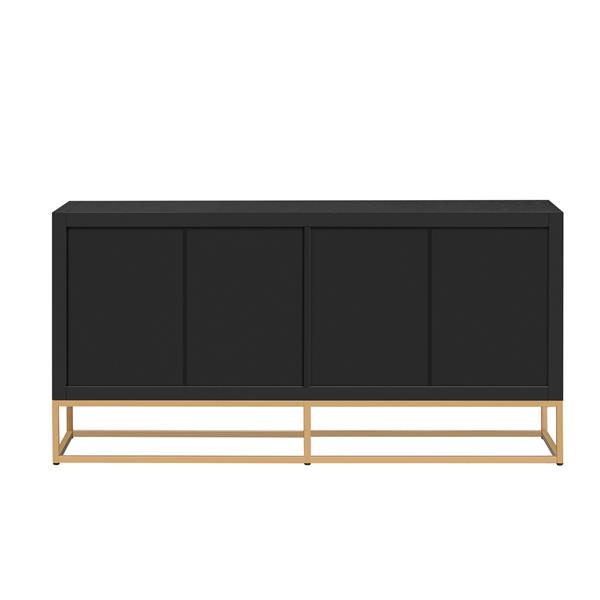 Light Luxury Designed Cabinet with Unique Support Legs and Adjustable Shelves, Suitable for Living Rooms, Corridors, and Study Rooms.