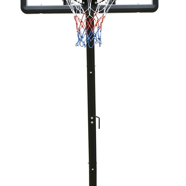 Height Adjustable 6 to 10ft Basketball Hoop 44 Inch Backboard Portable Basketball Goal System with Stable Base and Wheels, use for Outdoor