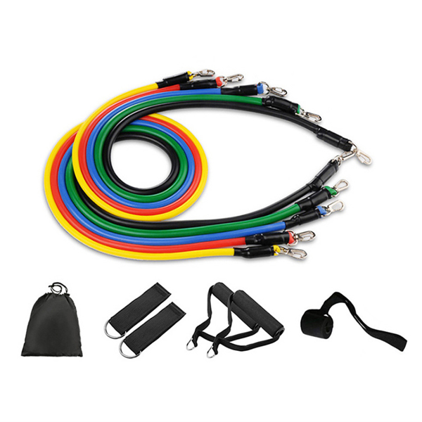 Dropship 11pcs/Set Fitness Resistance Tube Band Yoga Gym Stretch Pull