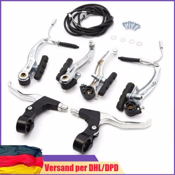 Fahrrad MTB BMX Bremsenset Bremsen Komplett Set V-Brake Mit Bremsbelaegen DHL