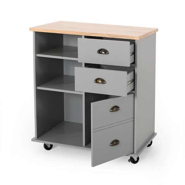 KITCHEN CART WITH 2 DRAWERS+1 DOOR