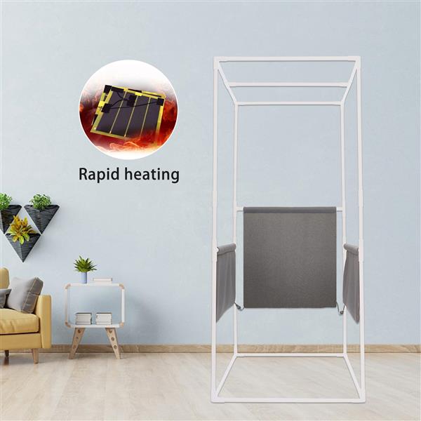 Portable Full Size Black Infrared Sauna tent–Personal Home Spa, with Infrared Panels, Heating Foot Pad,Controller, Foldable Chair ,Reading light.Easy to Install.Fast heating, with FCC Certification.