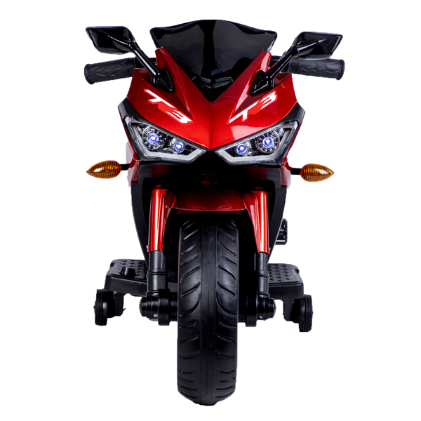 kids motorcycle 12V motorcycle for kids 3 4 5 6 years Boys Girls  12v7ah kids motorcycle ride on toy with Training  Wheels/manual throttle/ drive by hand /Lightting  wheels