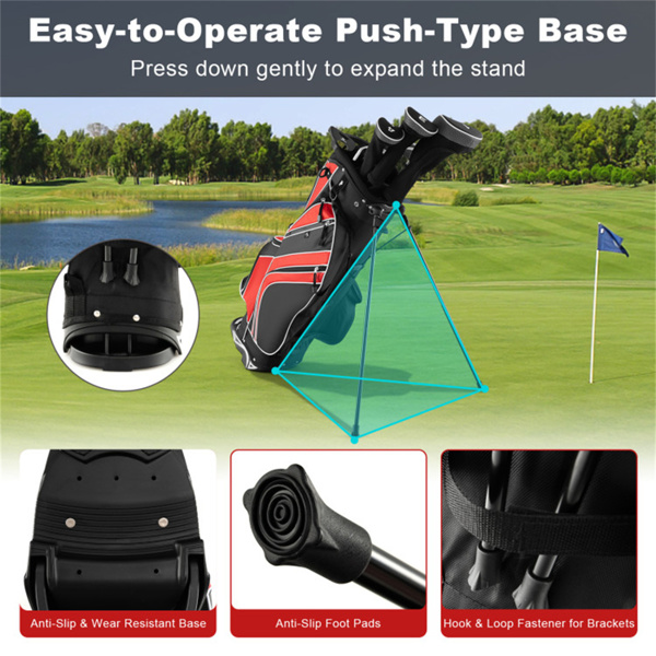 Portable Lightweight Golf Stand Carry Bag 