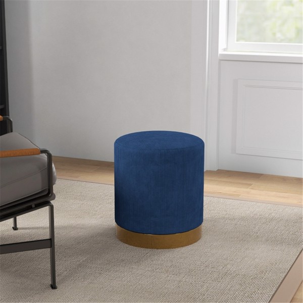 Round Ottoman, Upholstered Foot Stool