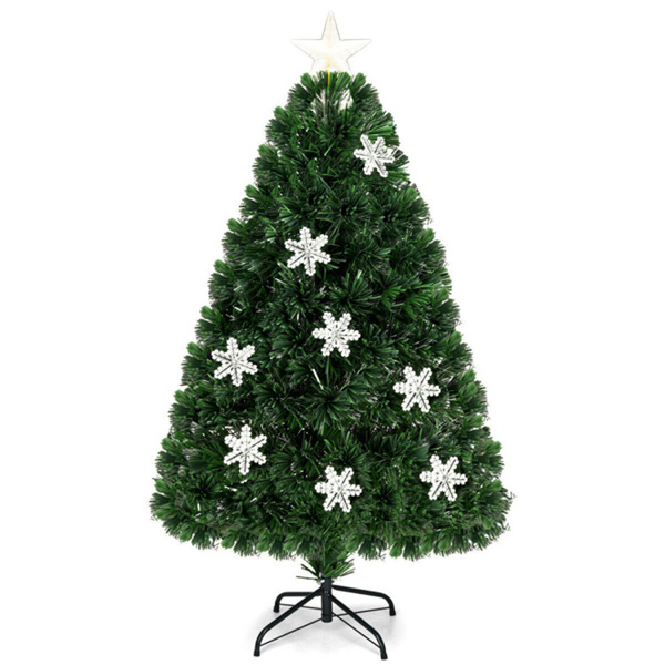 4 Feet LED Christmas Tree with Snowflakes