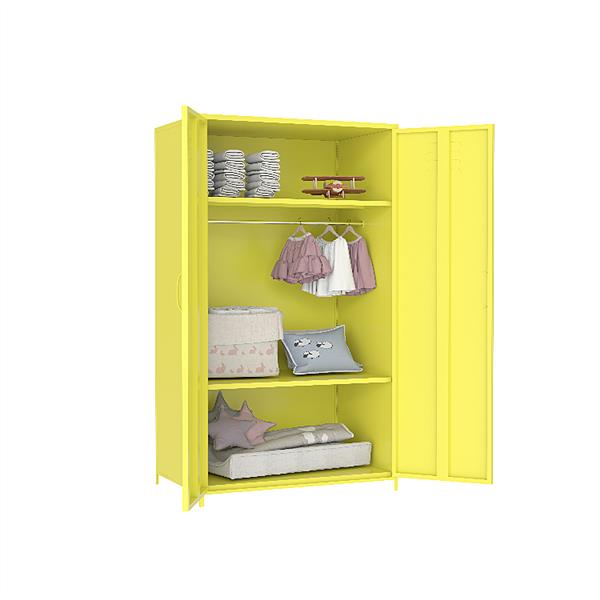 yellow  Steel storage cabinet