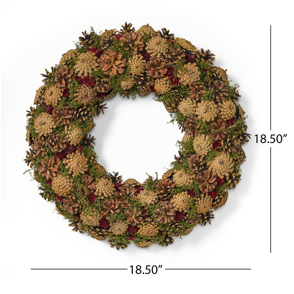 PINE CONE WREATH