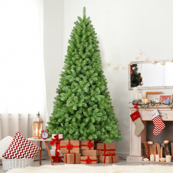 6FT PVC Green Memory Wire Christmas tree 