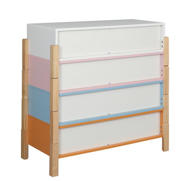 The colorful  free combination cabinet  DRESSER CABINET BAR CABINET, storge cabinet, lockers,Solid woodhandle, can be placed in the living room, bedroom, dining room  color White, blue orange Pink