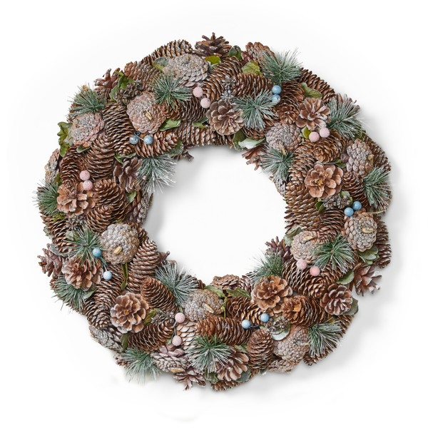 PINE CONE WREATH 