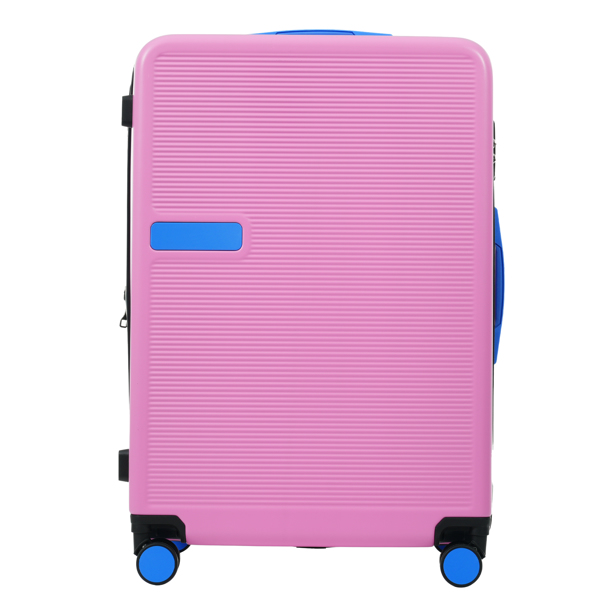 Hardshell Luggage Sets 3 pcs Contrast Color Suitcase with Spinner Wheels and TSA Lock 20" 24" 28" Available