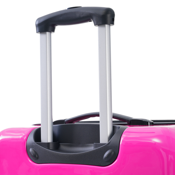 Hardshell Luggage Sets 3 Piece Gradient Color Expandable Suitcase with Spinner Wheels and TSA Lock Lightweight 20" 24" 28" Available,Pink and Yellow 