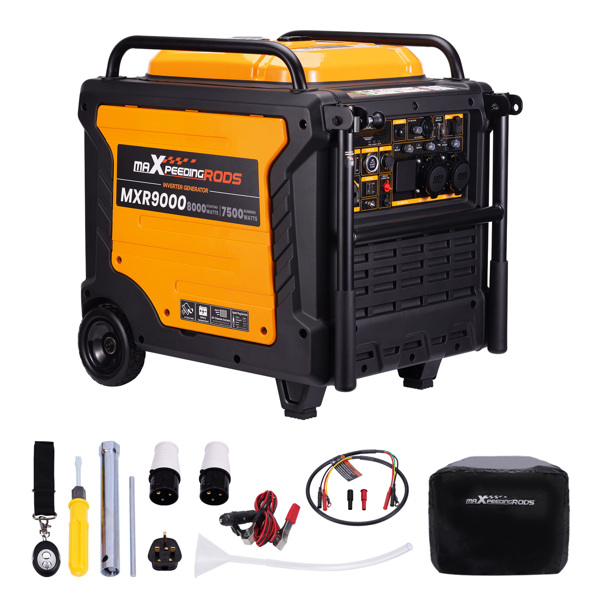 变频发电机Inverter Petrol Generator Portable 7500W E-start with ATS Interface and wheels【Amazon/Walmart/TEMU禁售】 -1