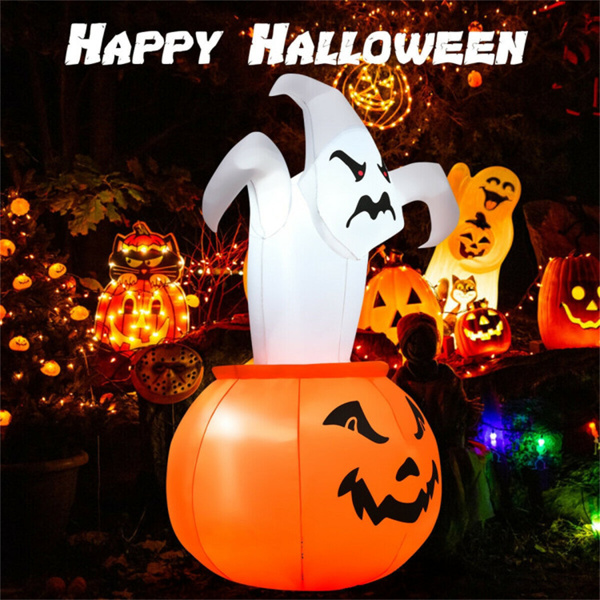 6-Foot Halloween Inflatable Pumpkin