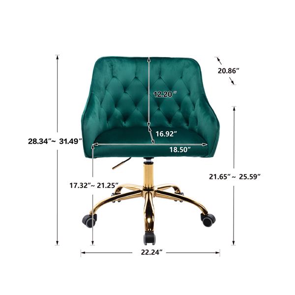 Swivel Shell Chair for Living Room/Bed Room, Modern Leisure office Chair