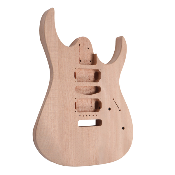 DIY 6 String 170 Style Electric Guitar Kits with Mahogany Body, Maple Neck and Accessories