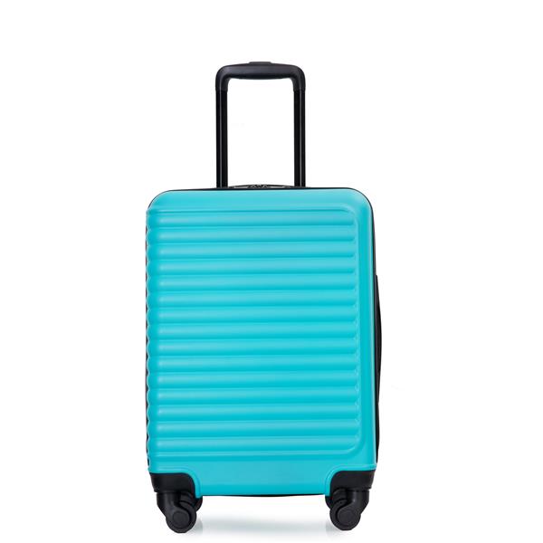 20" Carry on Luggage Lightweight Suitcase, Spinner Wheels, Turquoise