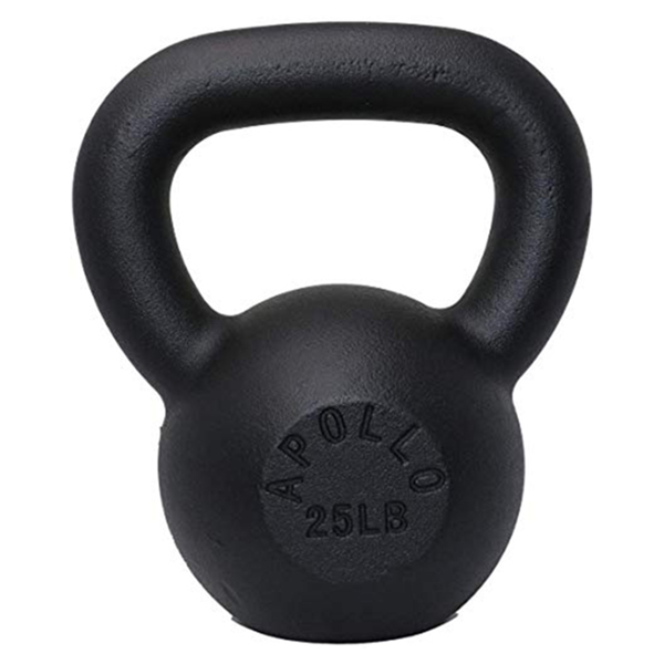 25LBS Solid Cast Iron Kettlebells  Ideal for Strength Training, Building Muscles