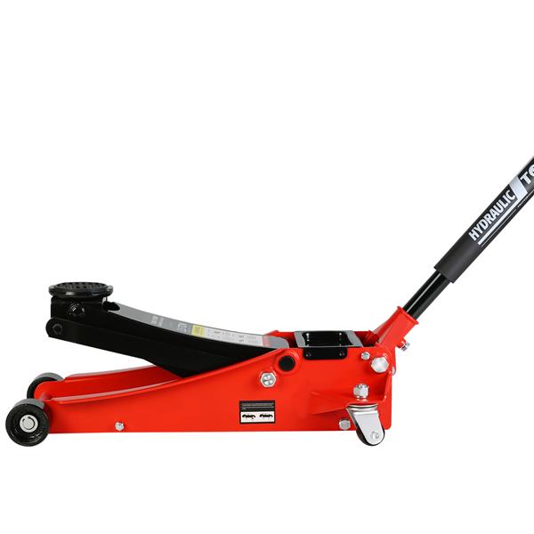 2.5 Ton Low Profile Floor Jack,Steel Racing Floor Jack with Dual PistonsQuick Lift Pump,Hydraulic floor jack  Lifting range 3.5"-19.5"