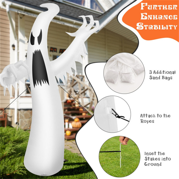 12 Feet Halloween Inflatable Ghost Decoration 