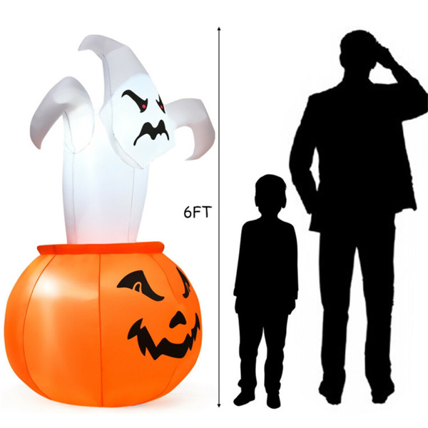 6-Foot Halloween Inflatable Pumpkin