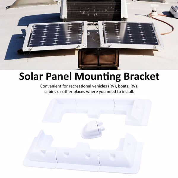 7XSolar Modul Panel Montage Halterung Halter Befestigung Dach Wohnmobil Boot Set