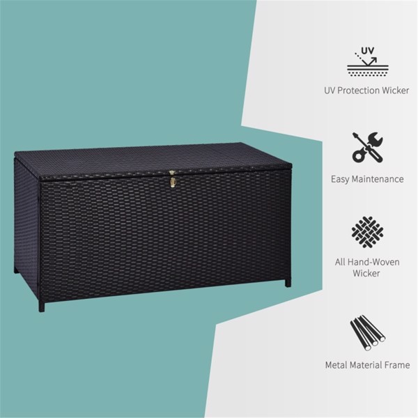 Storage Bins， Rattan Storage Box