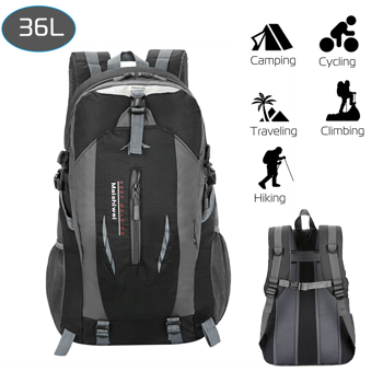 Hiking Daypack,36L Outdoor Backpack Waterproof Daypack Travel Knapsack Water Resistant Lightweight Packable Backpack for Travel Camping Outdoor