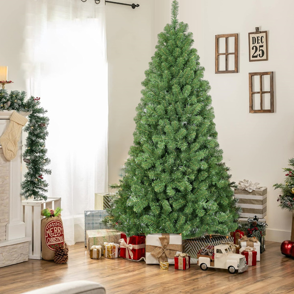 6FT PVC Green Memory Wire Christmas tree 