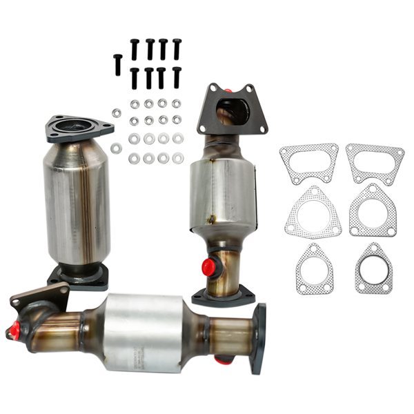 3X Catalytic Converters for Honda Accord 3.0L 2003-2007, Acura MDX 3.5L 2003-2006 45106 45107 45108