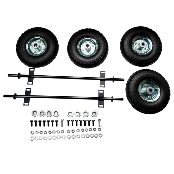 10 in Complete Pneumatic Generator Wheel Kit 10" for Predator 9000 8750 6500 Watt Generator