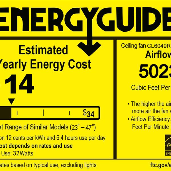 52'' Low Profile Ceiling Fan with Lights(no include bulb),Blade Dark Wood Ceiling fan