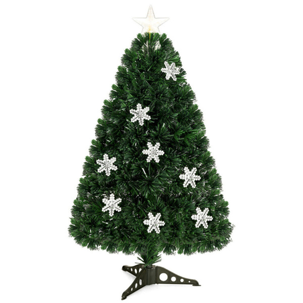 3 Feet LED Christmas Tree with Snowflakes