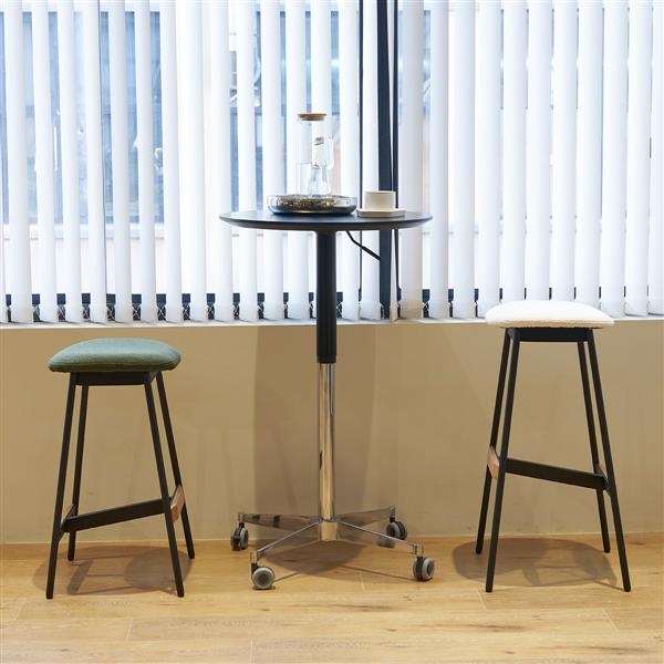 Movable Adjustable Bar Table Pub Table 360 Swivel Counter Bar Height Aluminum Star Base Movable for Stand Desk Bistro Table Dining Room Home Kitchen Table