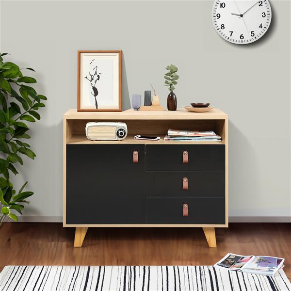 DRESSER CABINET BAR CABINET storge cabinet  lockers PUHold handsLockers  can be placed in the living room, bedroom, dining room, black+brown