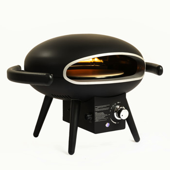 Gas Pizza Oven, Propane Outdoor Pizza Oven, Portable Pizza Oven For 12 Inch Pizzas, With Gas Hose & Regulator 