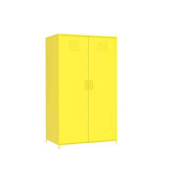 yellow  Steel storage cabinet