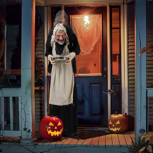 5 FT Maid   Halloween Standing Decoration