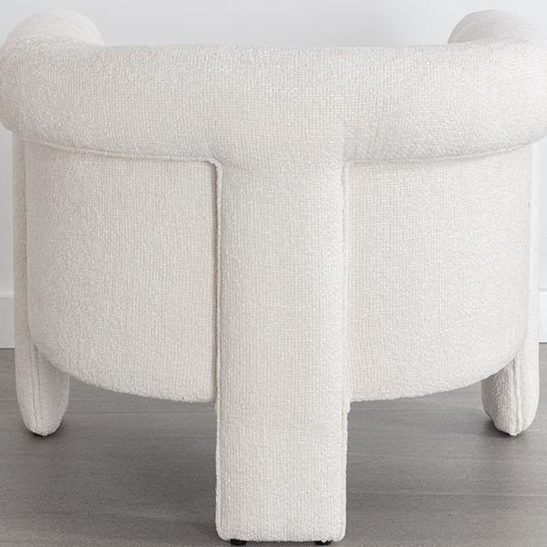 Modern Style Accent Chair Armchair for Living Room, Bedroom, Guest Room,Office, Ivory