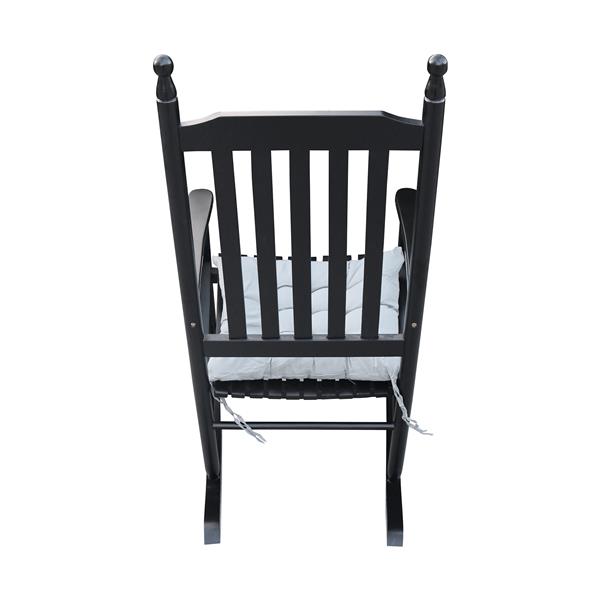 wooden porch rocker chair  BLACK, without mat