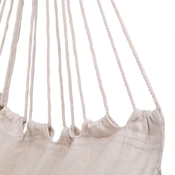 Pillow Tassel Hanging Chair Beige