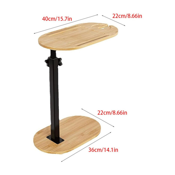 Adjustable height bamboo bathtub tray table, freestanding bathtub caddy tray for wall mounted bathtubs, bathtub side table for luxurious bathtubs, family hydrotherapy, and home heating