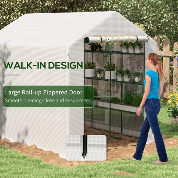 Mini Walk-in Greenhouse ( Amazon Shipping)（Prohibited by WalMart）