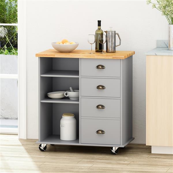 KITCHEN CART WITH 2 DRAWERS+1 DOOR